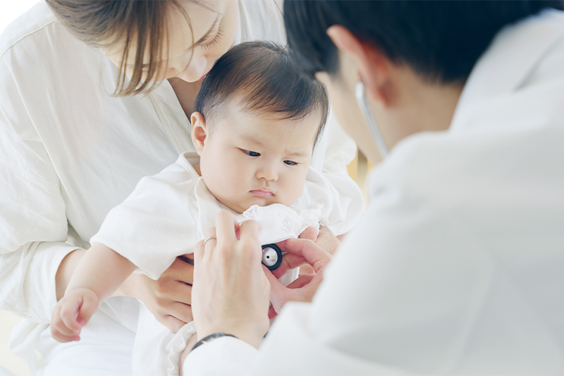 お子さまの“今”をしっかり見守る乳幼児健診