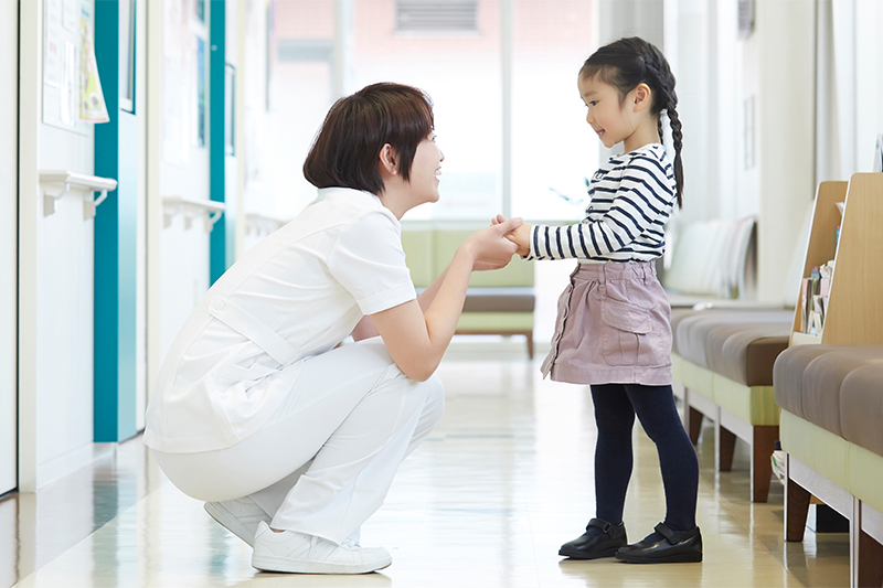 お子さまの「気になる症状」にじっくり向き合う小児科です。